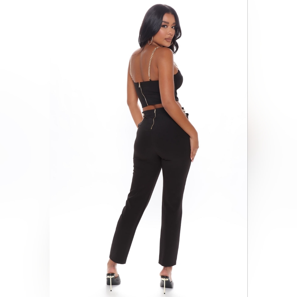 NWT Fashion Nova Chain pant set